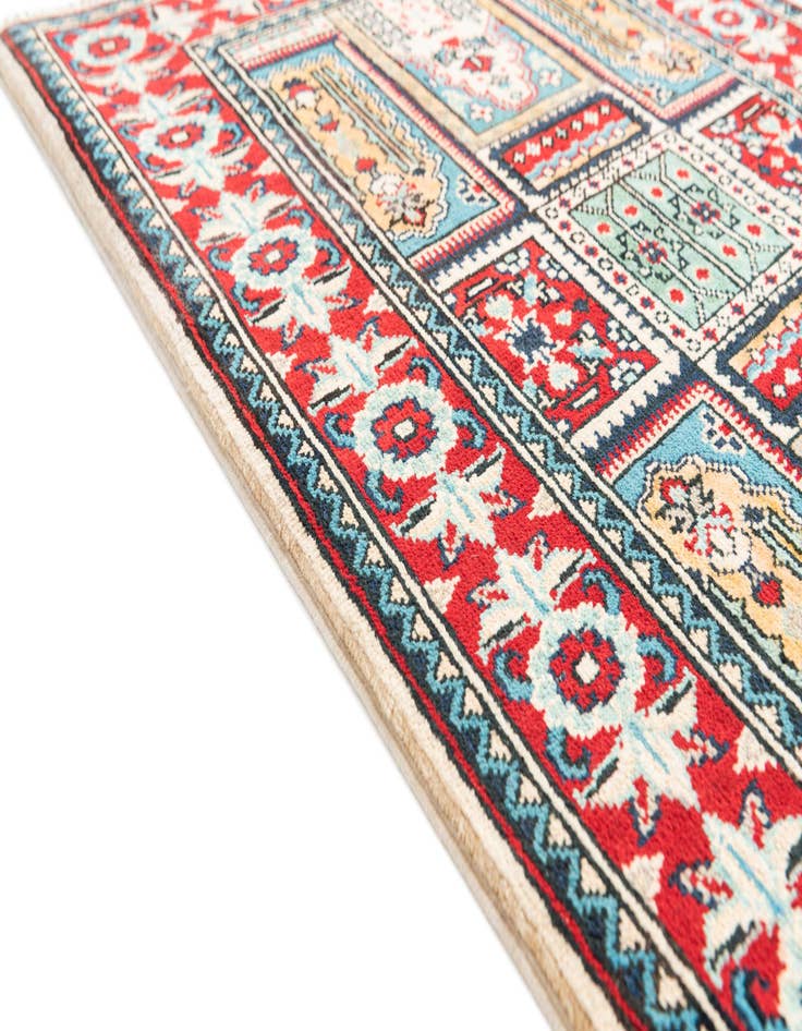 Detail image of  2' 8 x 4'  Hand Knotted Kazak Rug