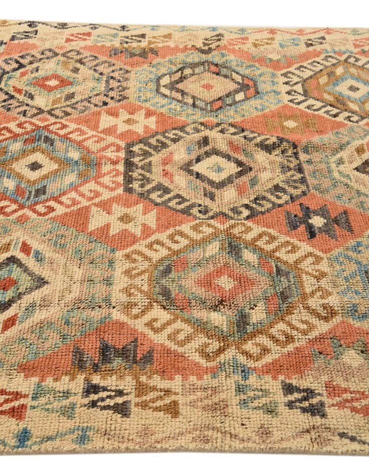 Detail image of  5' 8 x 8' 2  Hand Knotted Kazak Wool Rug