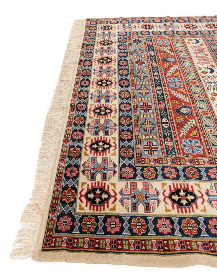 Detail image of  6' 7 x 9' 10  Hand Knotted Kazak Rug