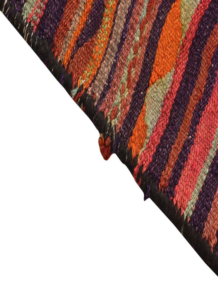 Detail image of  4' 5 x 7' 3  Hand Woven Kilim Fars Wool Rug