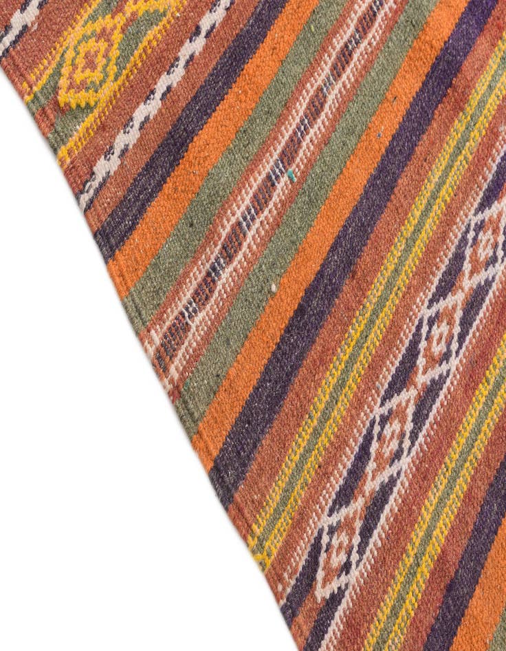 Detail image of  3' 7 x 6' 3  Hand Knotted Kilim Fars Persian Wool Rug