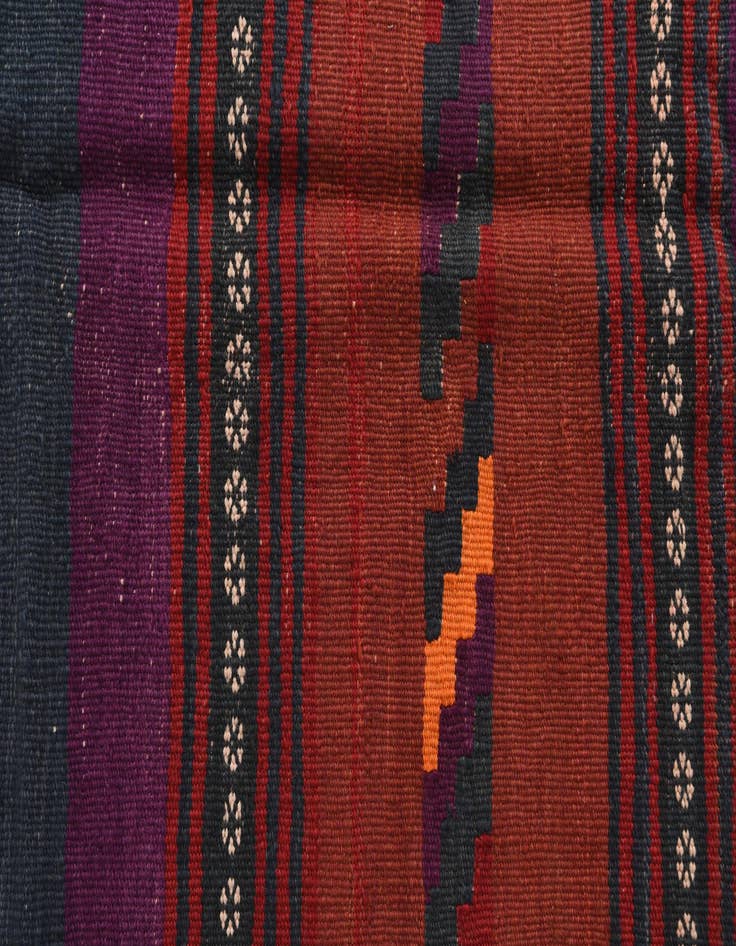 Detail image of  3' 8 x 6' 9  Hand Woven Kilim Fars Wool Rug