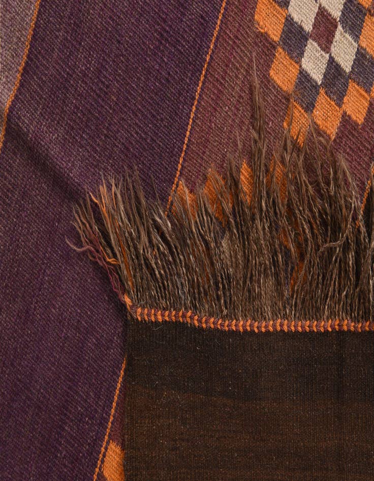Detail image of  5' 4 x 9' 5  Hand Woven Kilim Fars Wool Rug