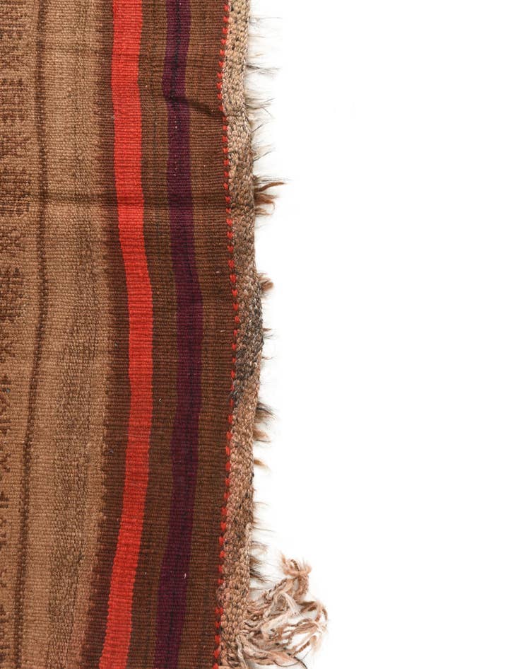 Detail image of  4' 6 x 8' 9  Hand Woven Kilim Fars Wool Rug