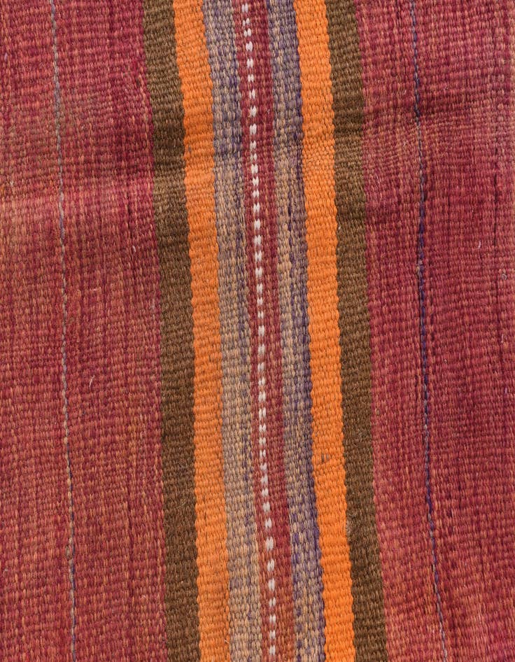 Detail image of  4' 3 x 7' 7  Hand Woven Kilim Fars Wool Rug