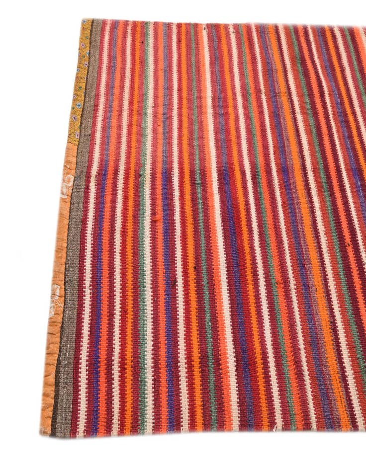 Detail image of  3' 9 x 5'  Hand Woven Kilim Fars Wool Rug