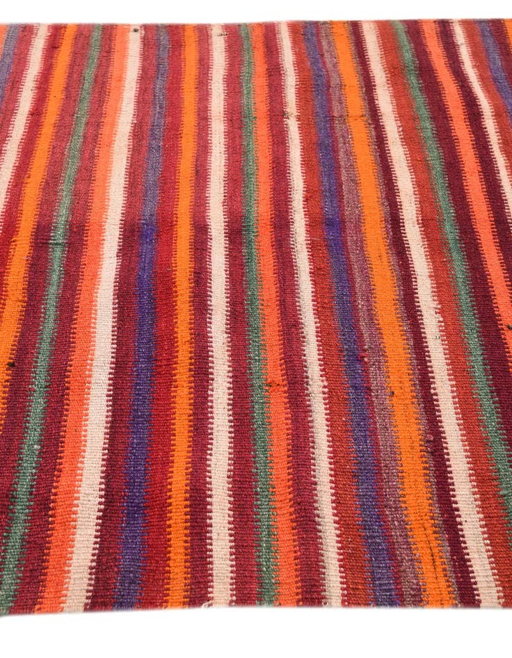 Detail image of  3' 9 x 5'  Hand Woven Kilim Fars Wool Rug