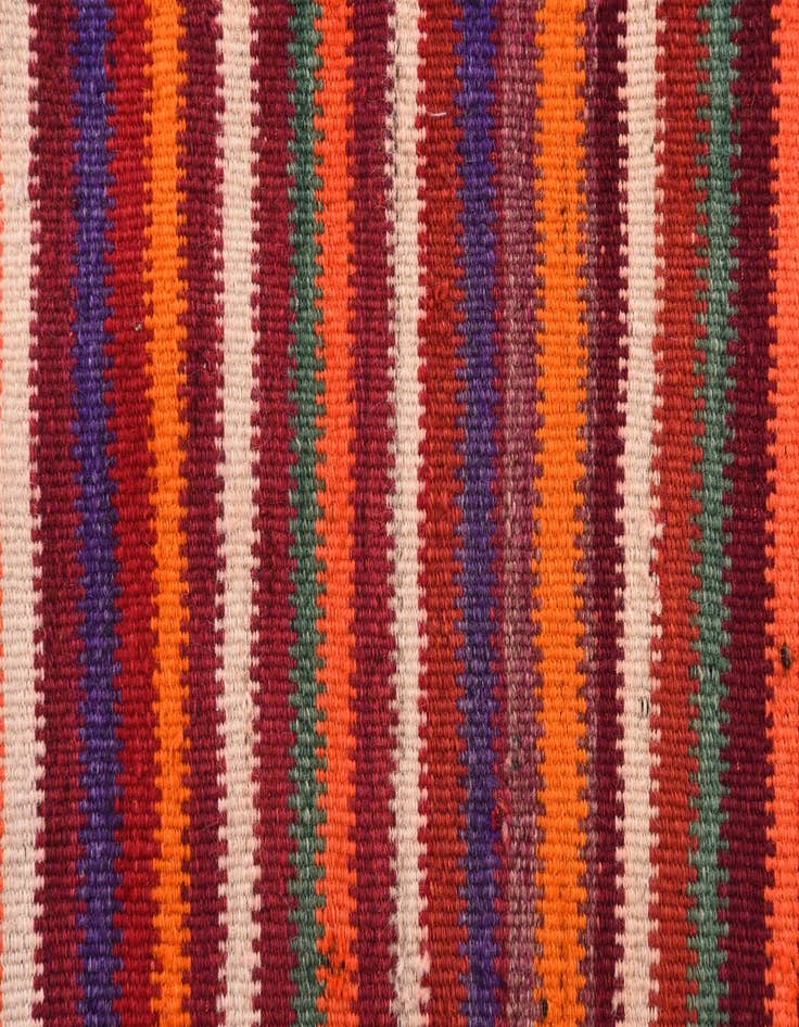 Detail image of  3' 9 x 5'  Hand Woven Kilim Fars Wool Rug