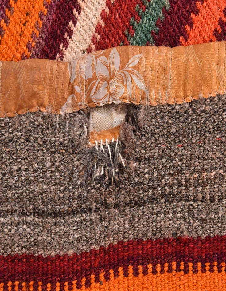 Detail image of  3' 9 x 5'  Hand Woven Kilim Fars Wool Rug