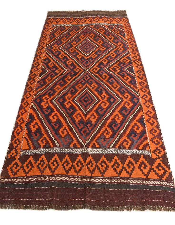 Detail image of  7' x 9' 1  Hand Woven Kilim Fars Wool Rug