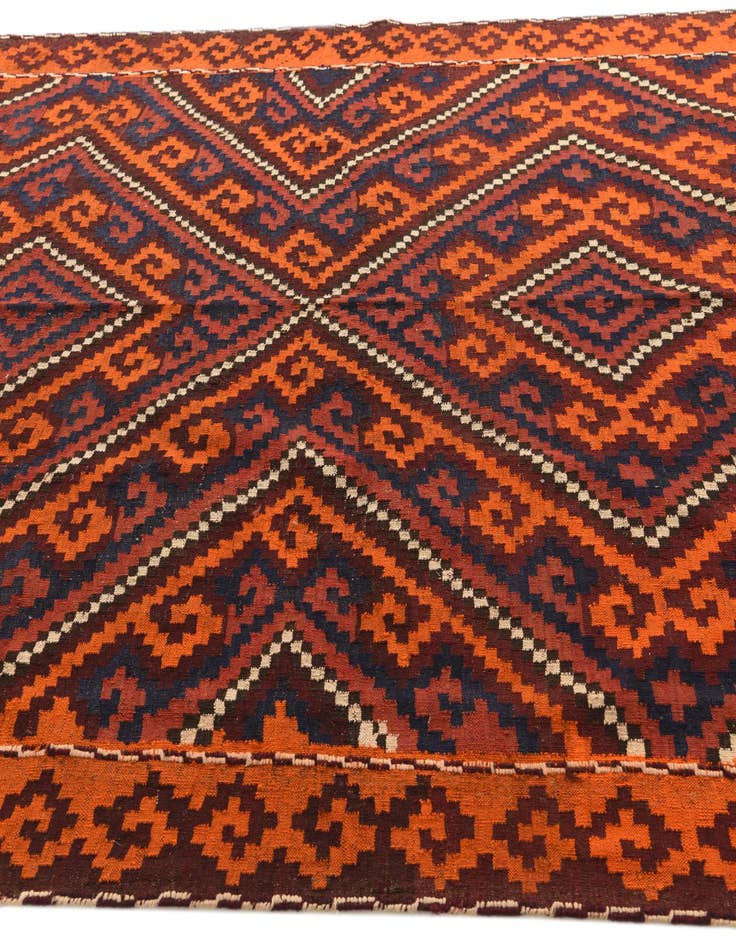 Detail image of  7' x 9' 1  Hand Woven Kilim Fars Wool Rug