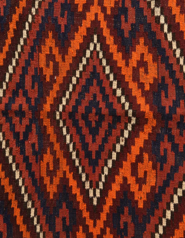 Detail image of  7' x 9' 1  Hand Woven Kilim Fars Wool Rug