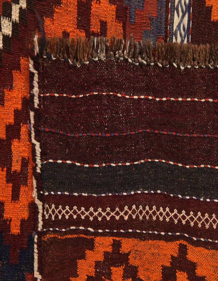 Detail image of  7' x 9' 1  Hand Woven Kilim Fars Wool Rug