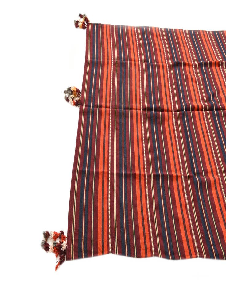 Detail image of  5' 6 x 10' 4  Hand Woven Kilim Fars Wool Rug