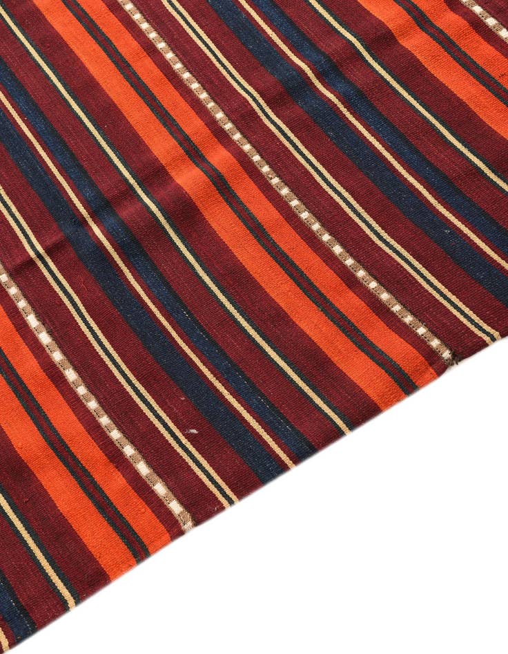 Detail image of  5' 6 x 10' 4  Hand Woven Kilim Fars Wool Rug