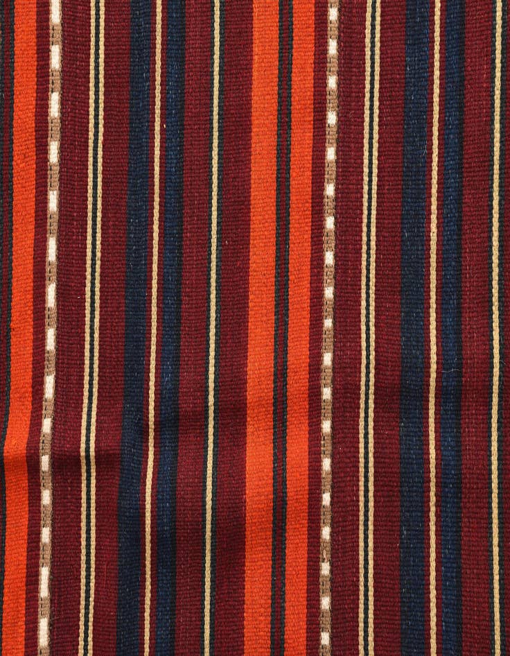 Detail image of  5' 6 x 10' 4  Hand Woven Kilim Fars Wool Rug