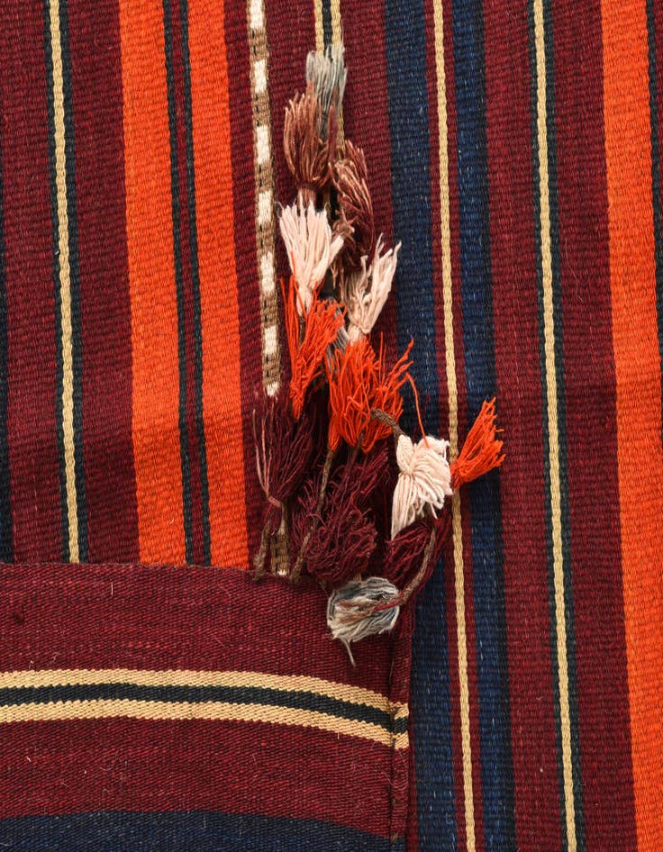 Detail image of  5' 6 x 10' 4  Hand Woven Kilim Fars Wool Rug