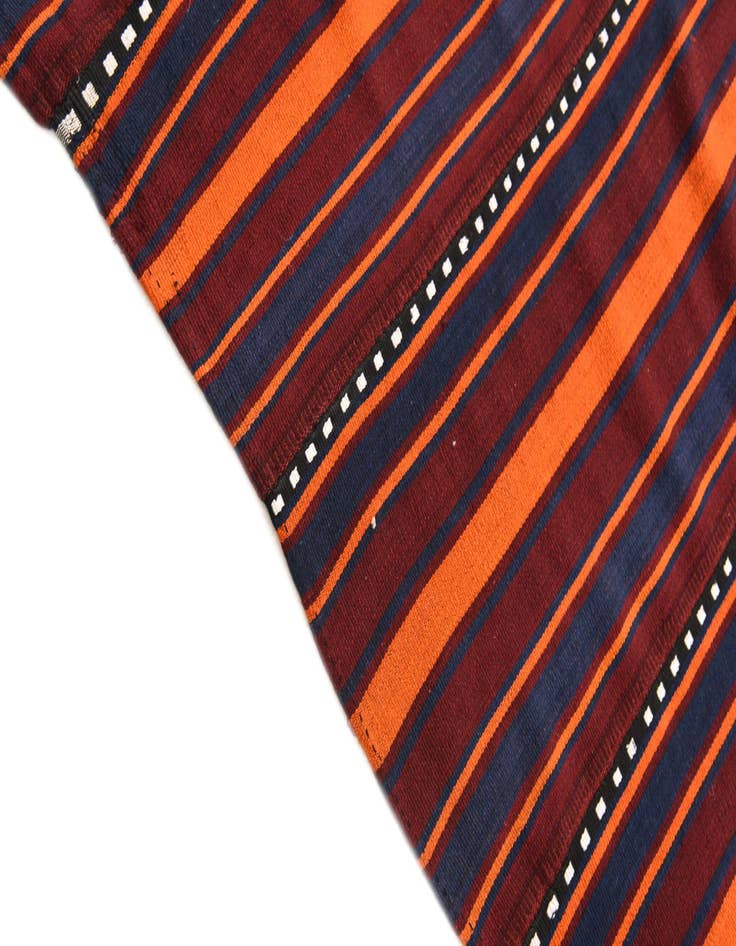 Detail image of  5' 3 x 9' 10  Hand Woven Kilim Fars Wool Rug