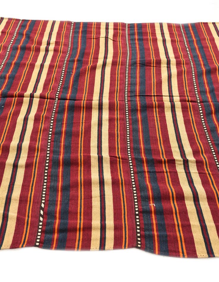 Detail image of  5' 7 x 9' 6  Hand Woven Kilim Fars Wool Rug