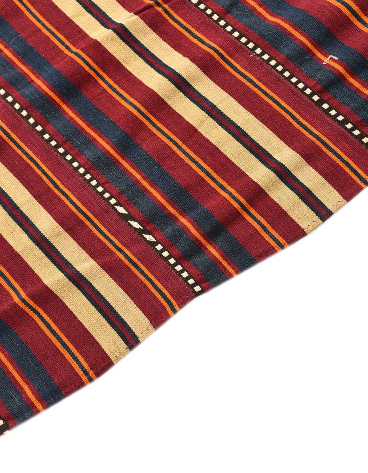 Detail image of  5' 7 x 9' 6  Hand Woven Kilim Fars Wool Rug