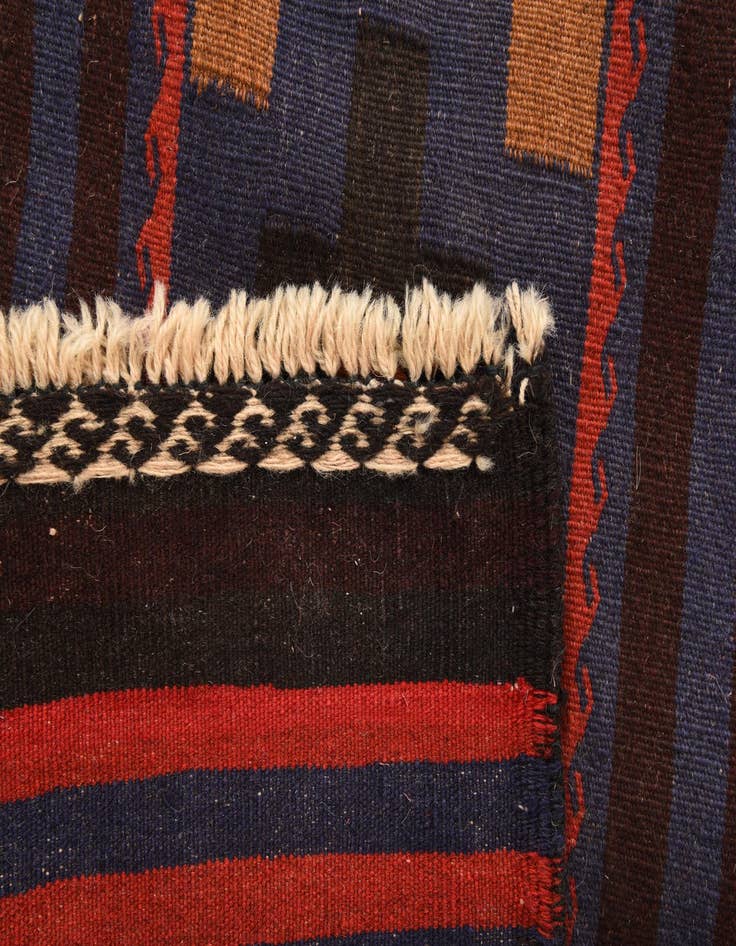 Detail image of  6' 8 x 10' 2  Hand Woven Kilim Fars Wool Rug