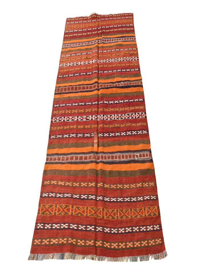 Detail image of  4' 11 x 7' 8  Hand Woven Kilim Fars Wool Rug