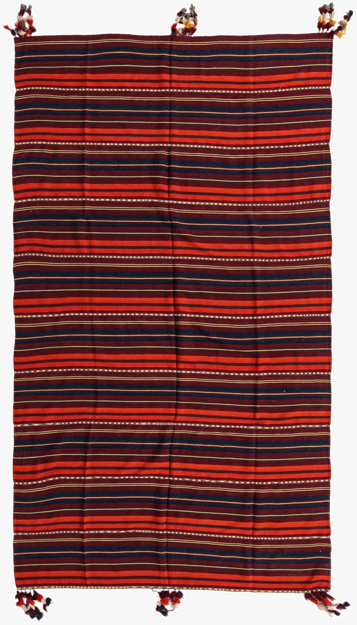  5' 6 x 10' 4  Hand Woven Kilim Fars Wool Rug