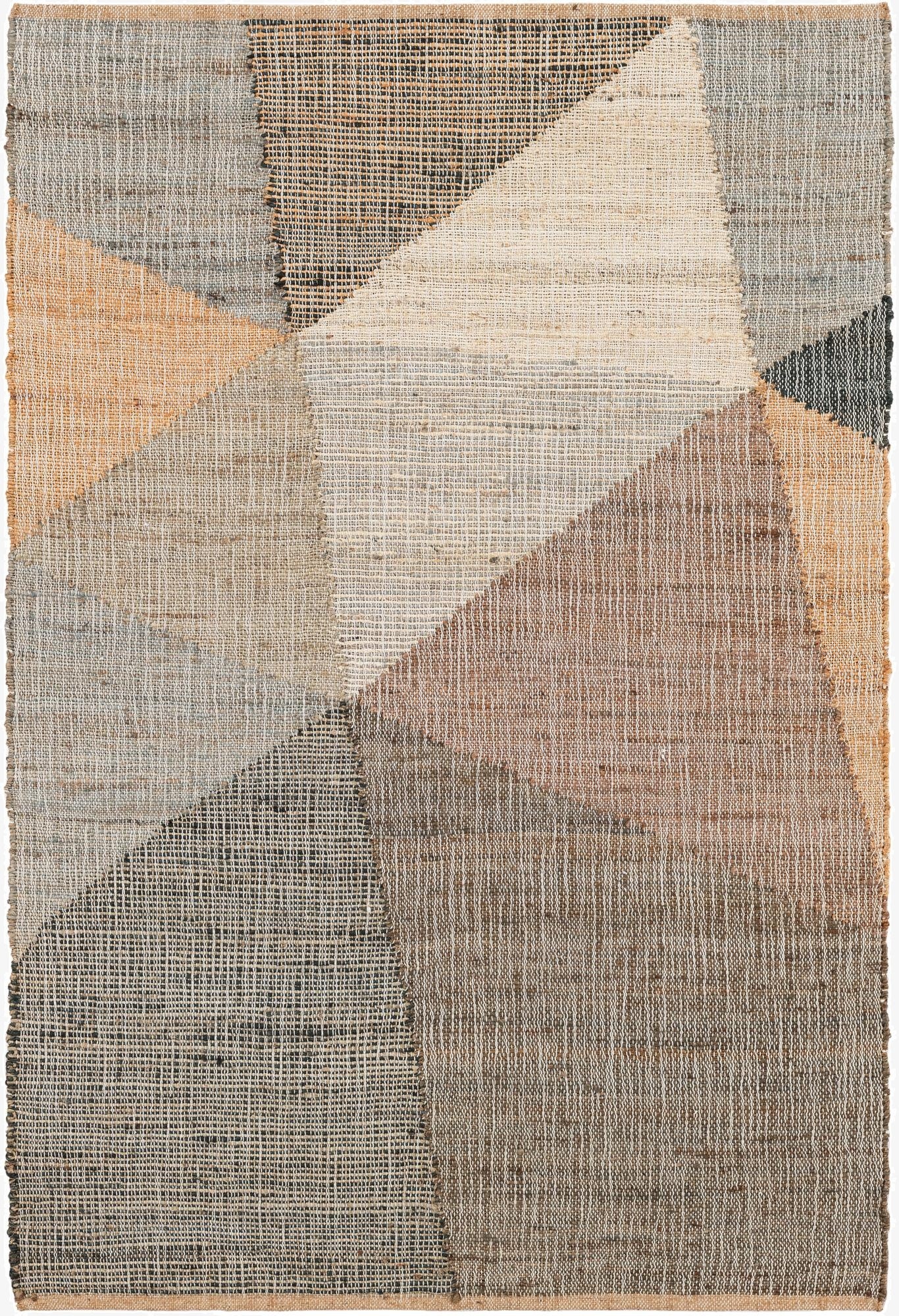 Primary image  4' 1 x 6' 1  Hand Woven Kilim Jute Rug