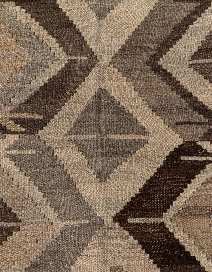 Detail image of  5' 3 x 6' 8  Hand Woven Kilim Maymana Wool Rug