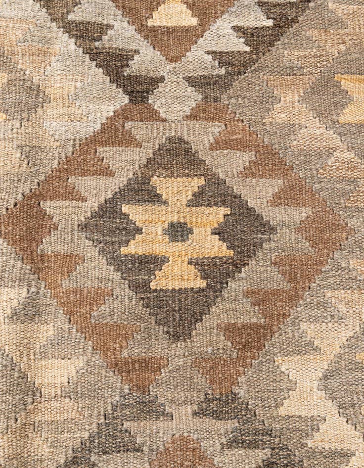 Detail image of  6' x 8' 1  Hand Woven Kilim Maymana Wool Rug