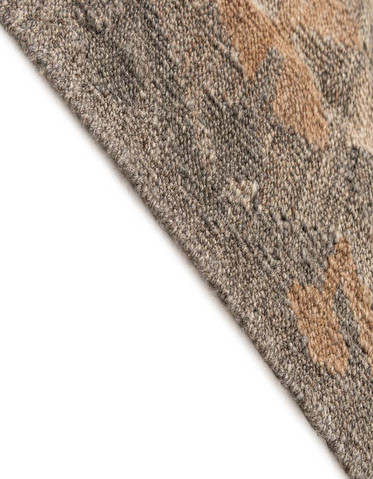 Detail image of  5' 9 x 8'  Hand Woven Kilim Maymana Wool Rug