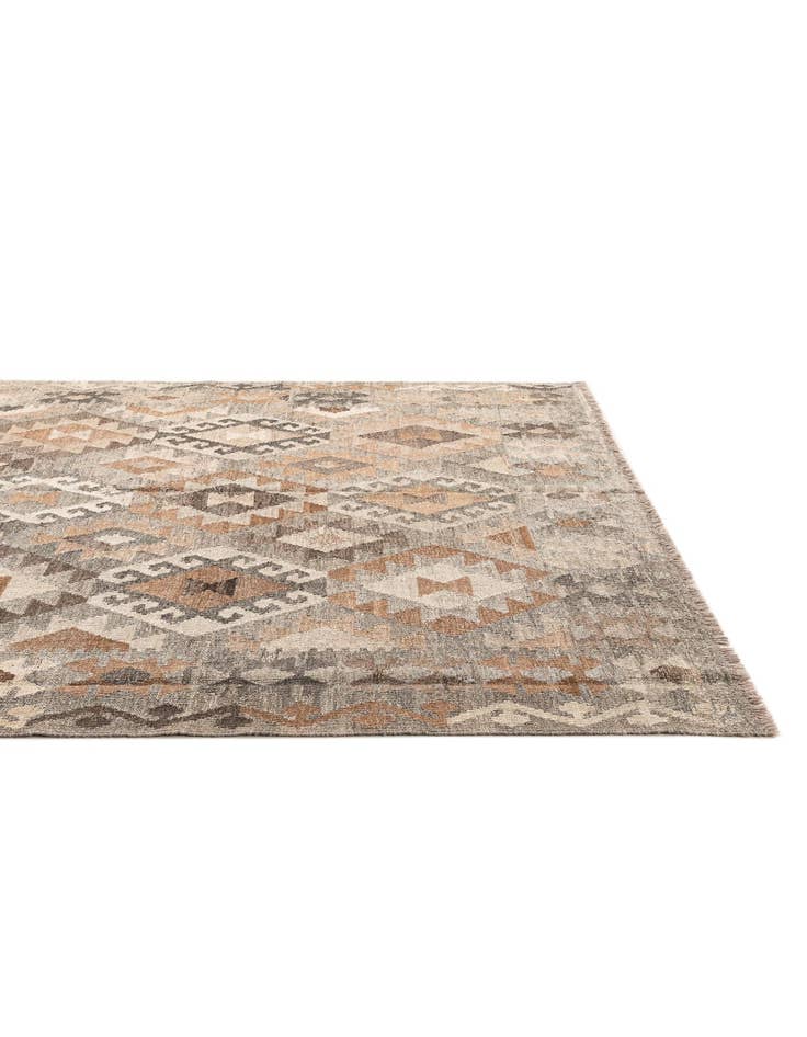 Detail image of  5' 9 x 8' 4  Hand Woven Kilim Maymana Wool Rug