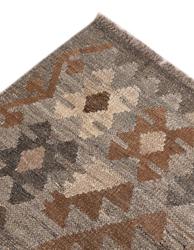 Detail image of  5' 9 x 8' 4  Hand Woven Kilim Maymana Wool Rug