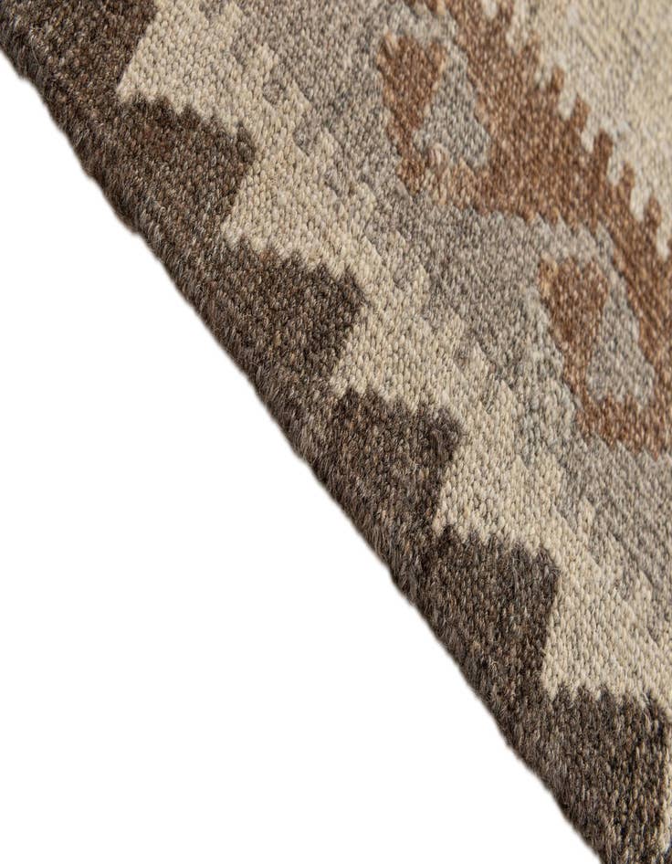 Detail image of  6' 9 x 9' 10  Hand Woven Kilim Maymana Wool Rug