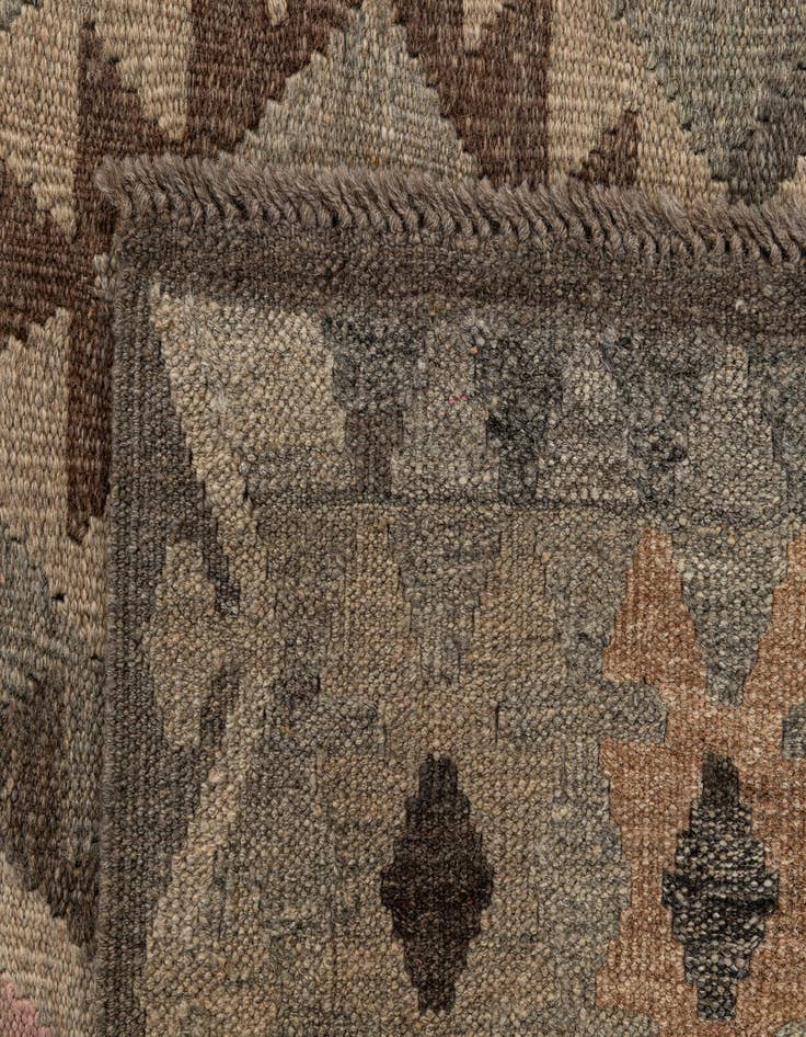 Detail image of  5' 8 x 7' 11  Hand Knotted Kilim Maymana Wool Rug