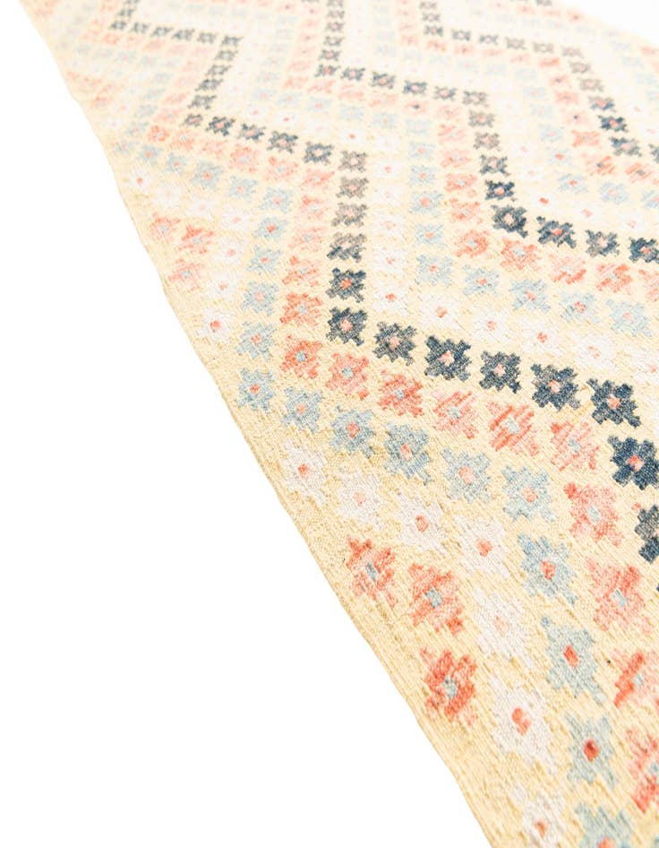 Detail image of  3' 3 x 6' 3  Hand Woven Kilim Maymana Wool Rug