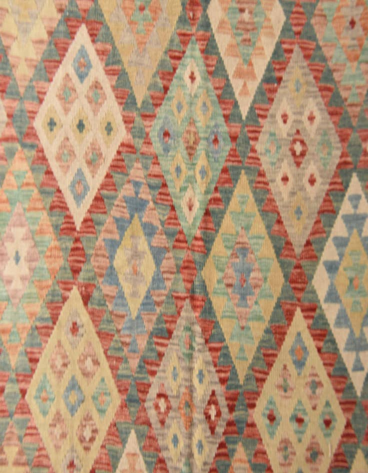 Detail image of  20' x 25' 5  Hand Woven Kilim Maymana Wool Rug