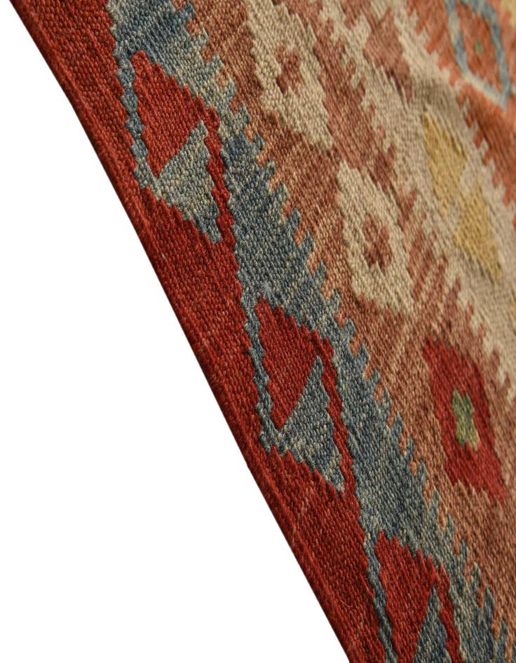 Detail image of  16' x 25' 10  Hand Woven Kilim Maymana Wool Rug
