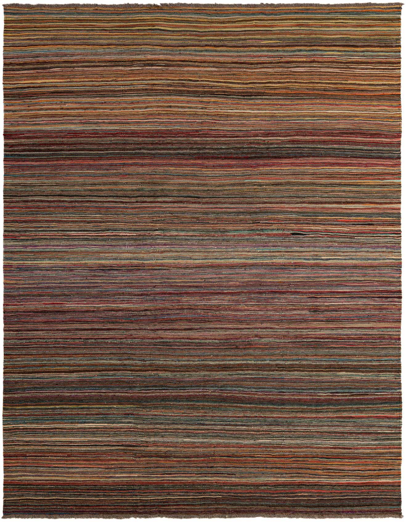 Primary image  6' 7 x 9' 9  Hand Woven Kilim Modern Wool Rug