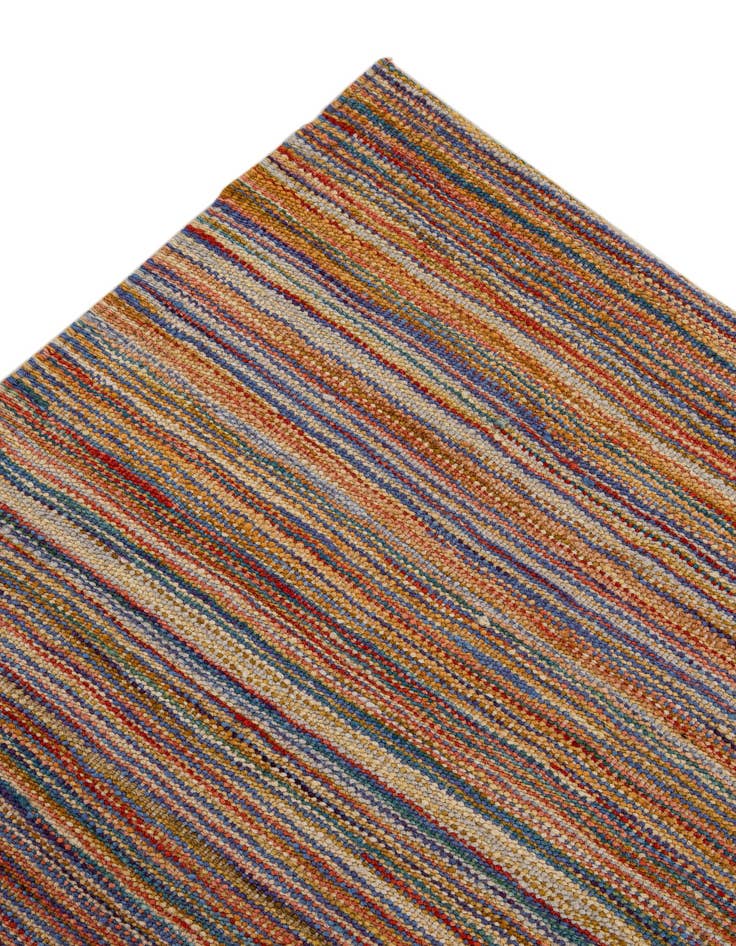 Detail image of  7' x 9' 4  Hand Woven Kilim Modern Wool Rug