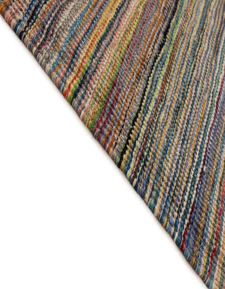 Detail image of  8' 7 x 9' 6  Hand Woven Kilim Modern Wool Rug