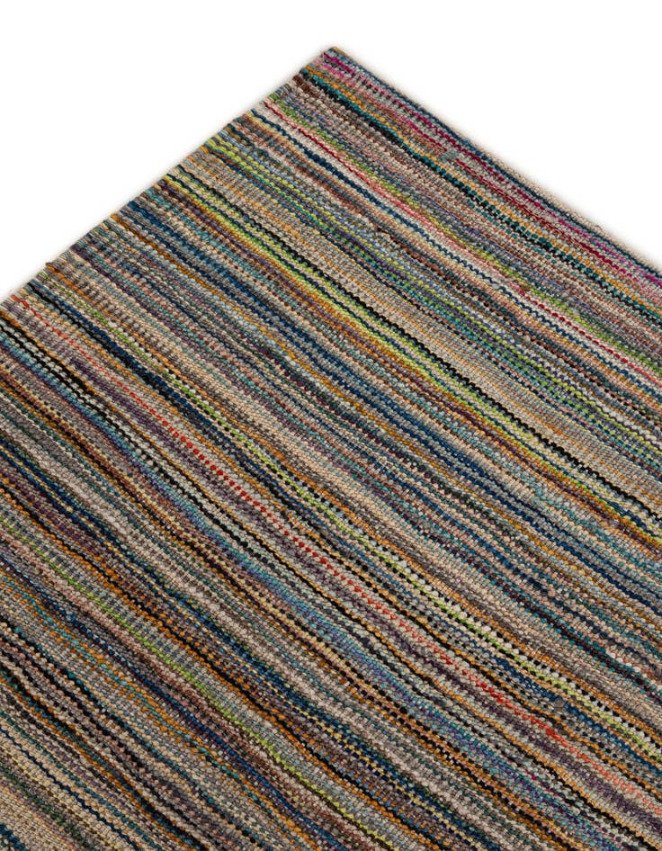 Detail image of  8' 7 x 9' 6  Hand Woven Kilim Modern Wool Rug
