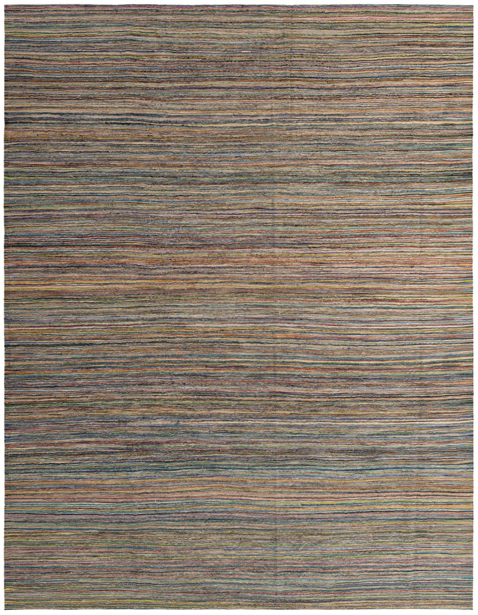 Primary image  8' 7 x 9' 6  Hand Woven Kilim Modern Wool Rug