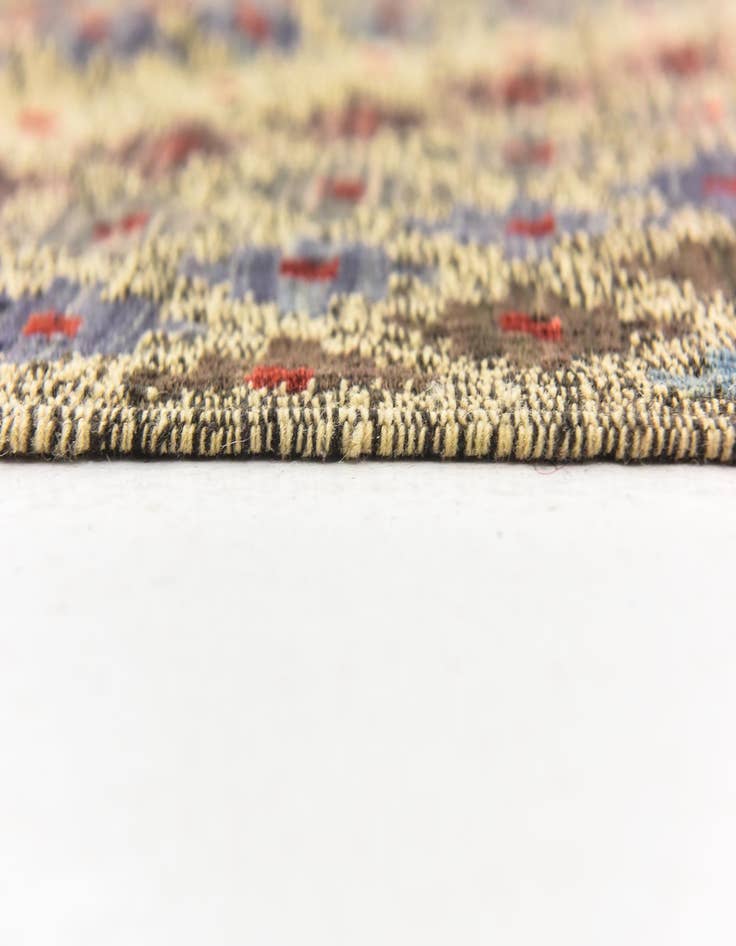 Detail image of  10' 6 x 12' 7  Hand Woven Kilim Modern Wool Rug