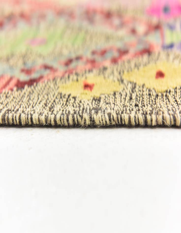 Detail image of  10' 10 x 12' 5  Hand Woven Kilim Modern Wool Rug