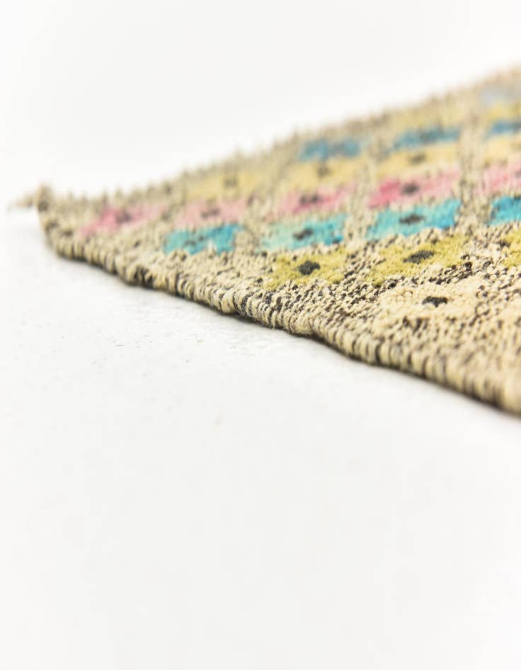 Detail image of  9' x 11' 6  Hand Woven Kilim Modern Wool Rug