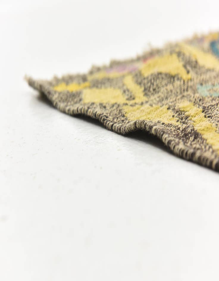 Detail image of  10' 4 x 13' 2  Hand Woven Kilim Modern Wool Rug