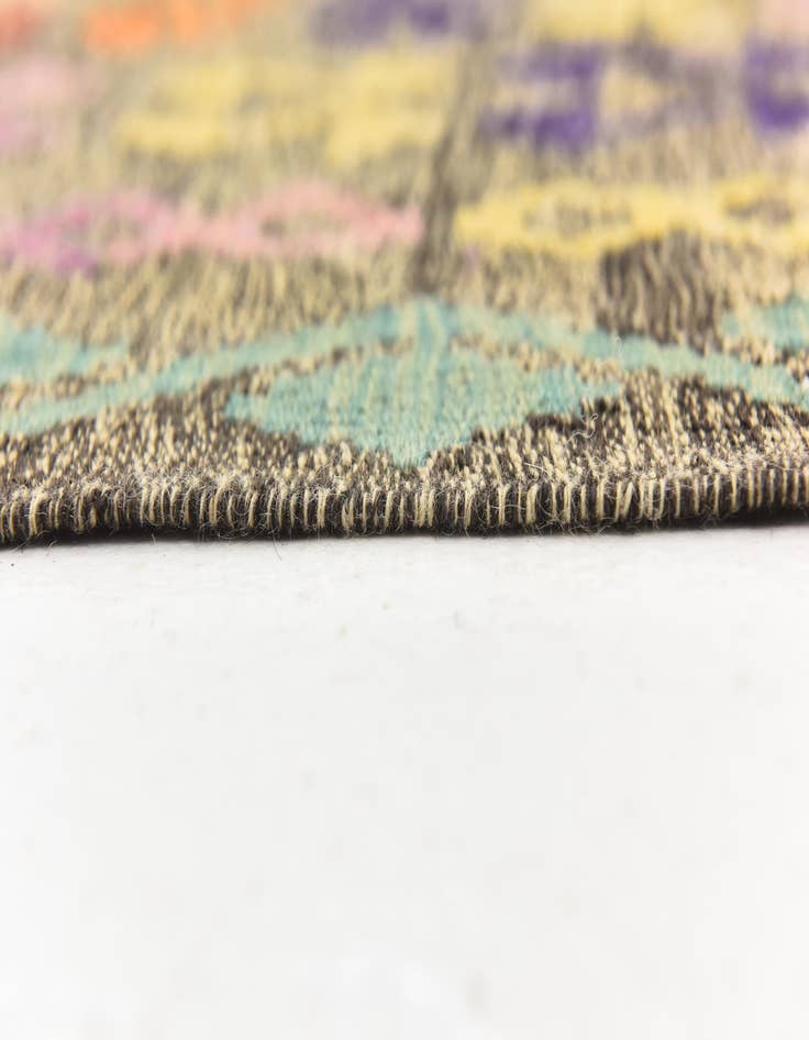 Detail image of  10' 4 x 13' 2  Hand Woven Kilim Modern Wool Rug