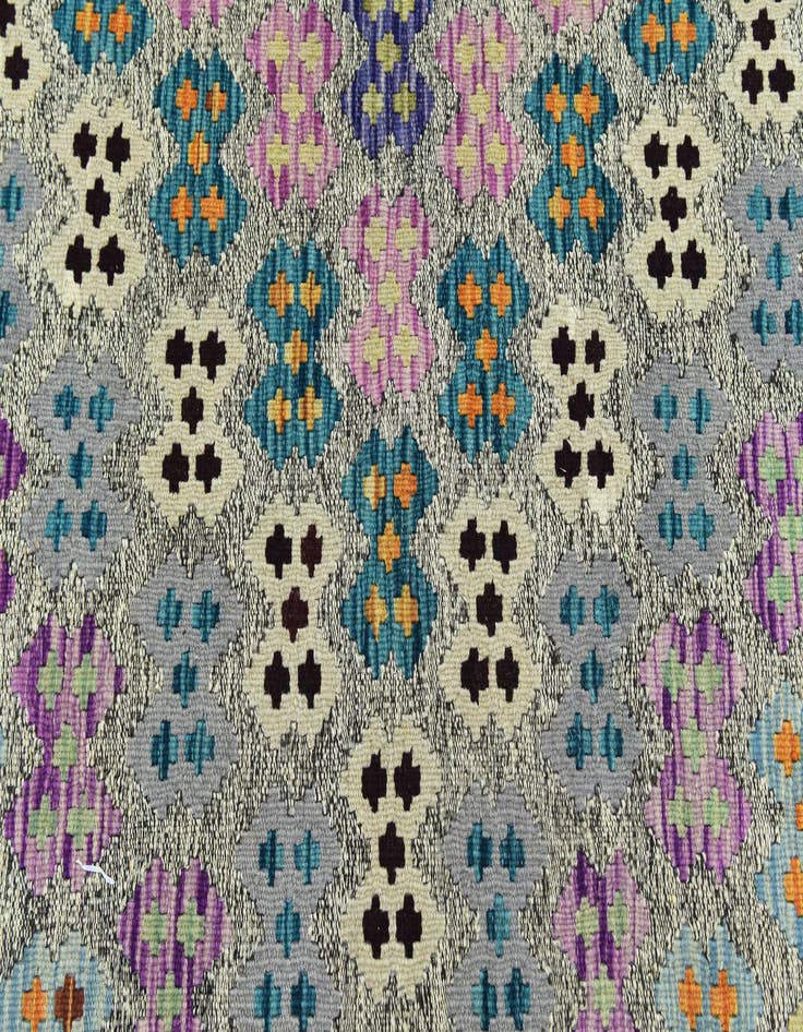 Detail image of  10' 9 x 12' 10  Hand Woven Kilim Modern Wool Rug