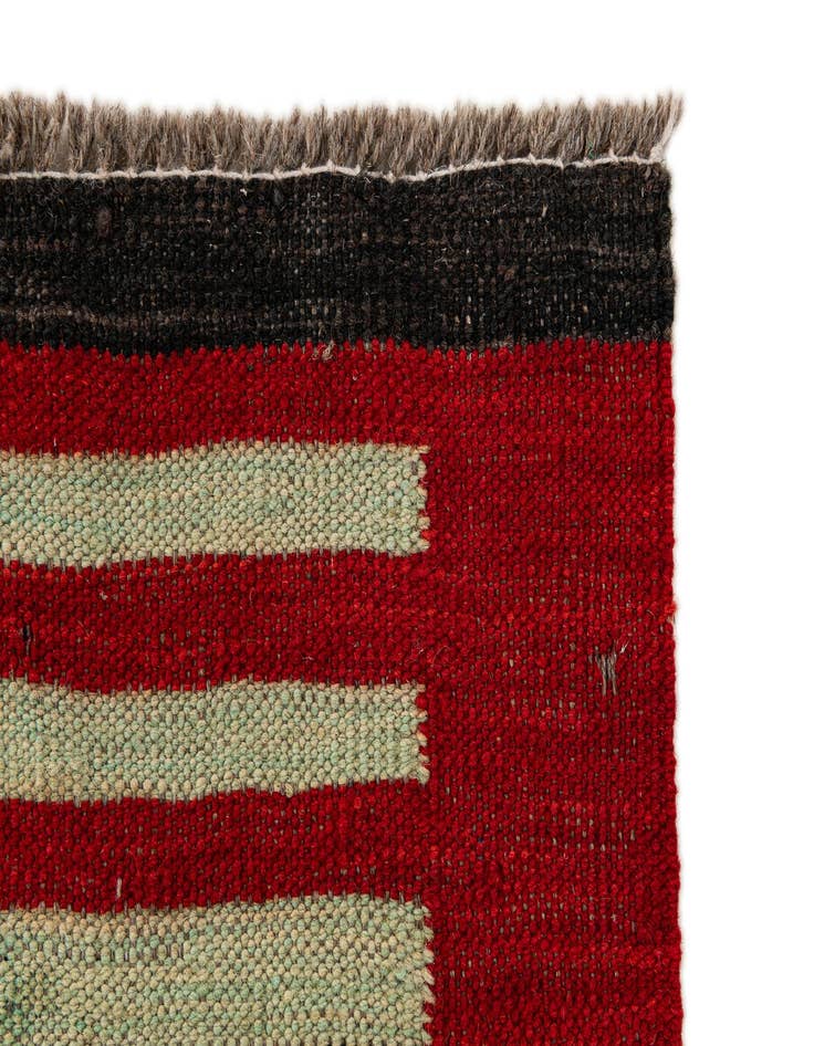 Detail image of  6' 7 x 9' 7  Hand Woven Kilim Modern Wool Rug